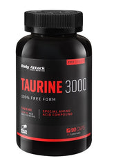 Body Attack - Taurine 3000 - 90 Capsules